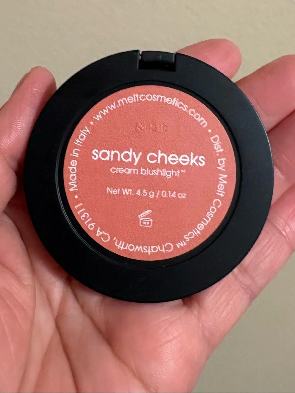 Melt Cosmetics Cream Blushlight — Sandy Cheeks Like New I Just Swatch Once .